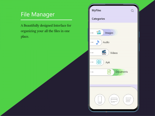 File Manager App UI