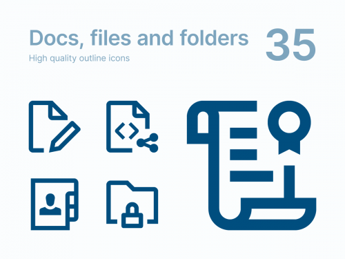 Files and Folders icons