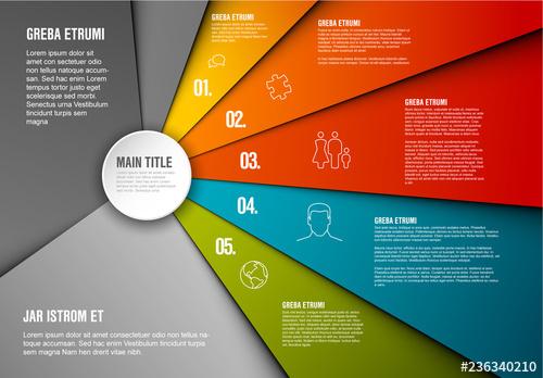 Five Point Infographic Layout - 236340210
