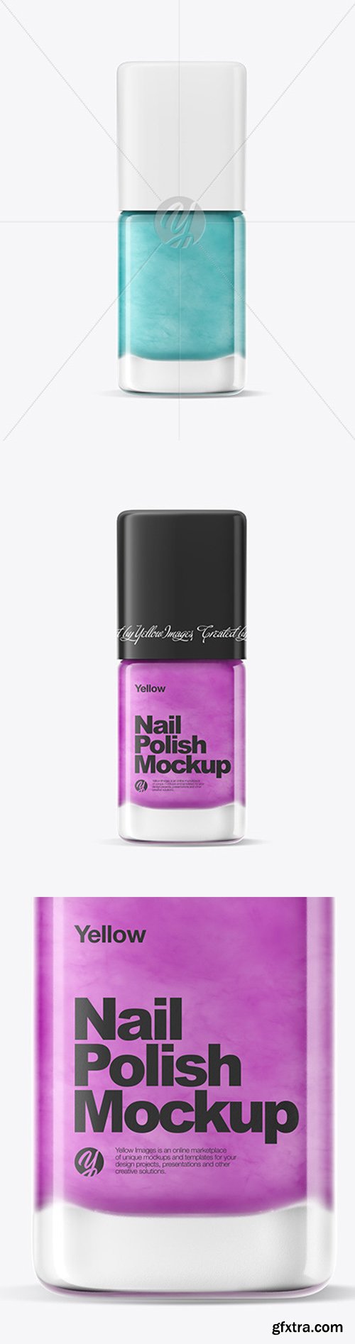 Nail Polish Mockup w/ Matte Cap 52104