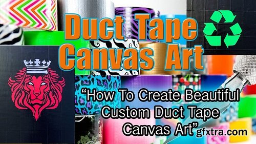 DIY Duct Tape Canvas Art (Beginner\'s Course)