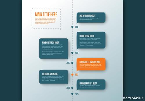 Timeline Infographic Layout - 229244902