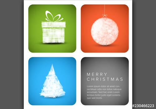Christmas Card Layout - 230466223