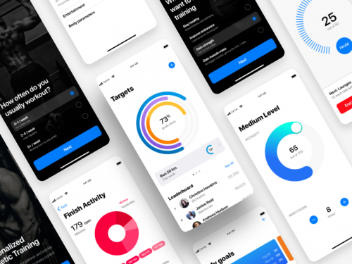 Fitness personal trainer and tracker app