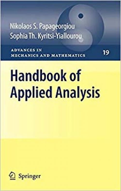Handbook of Applied Analysis (Advances in Mechanics and Mathematics)