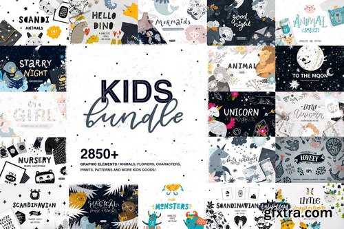 CM - Kids Bundle / Graphic & Patterns - 3342752