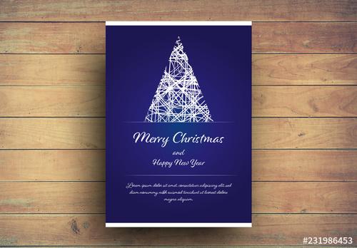 Christmas Card Layout - 231986453