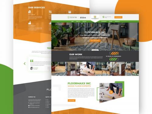 Flooring, Tiling & Paving Services Landing Page