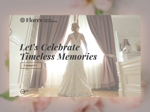Flores. Wedding Videography Website