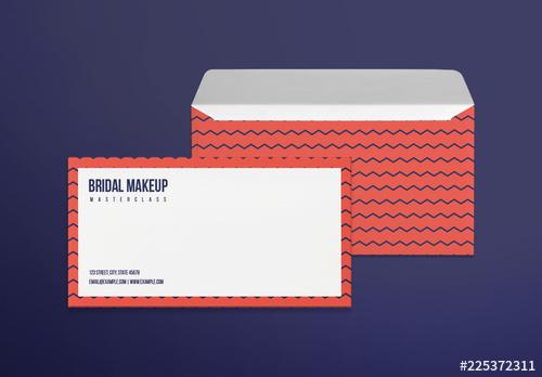 Envelope Layout with Geometric Patterns - 225372311