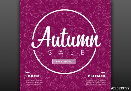 Autumn Sale Social Media Post Layout - 226833777