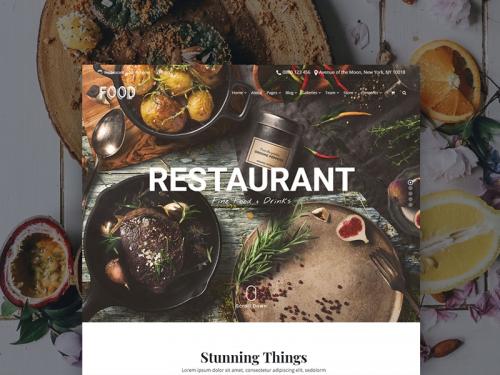 Food WordPress Theme - Restaurant Website Builder
