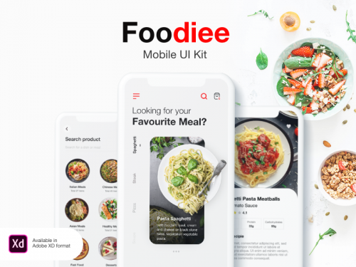 Foodiee - Mobile UI Kit