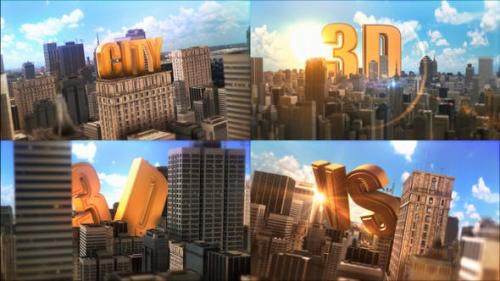 Videohive - Epic Golden Title In City - 22060050