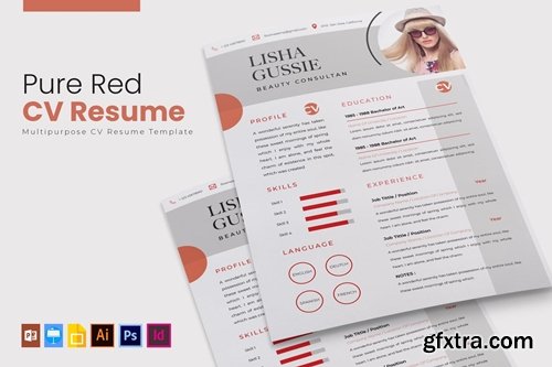 Pure Red | CV & Resume