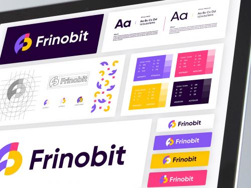 Frinobit Brand Identity || F b logo mark