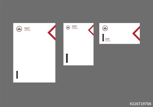 Envelope Layout Set with Geometric Elements - 216719708