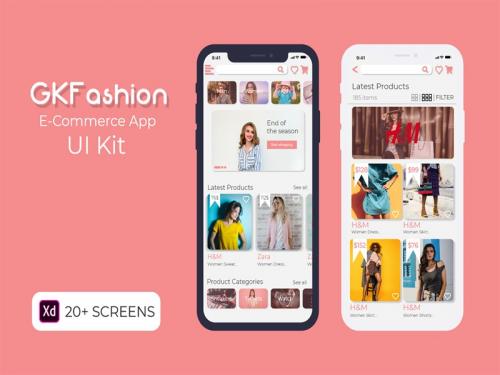 GKFashion E-Commerce UI App Template