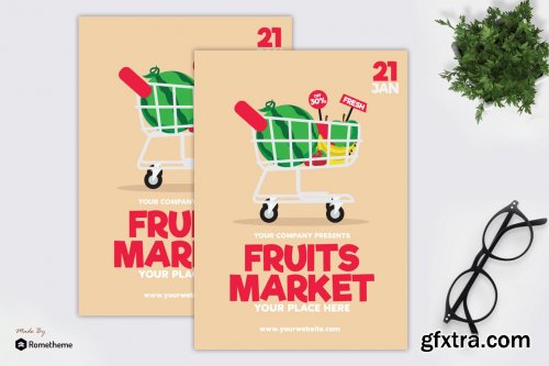 Fruits Market - Flyer GR