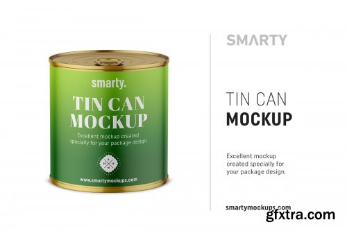 CreativeMarket - Tin can mockup 4359426