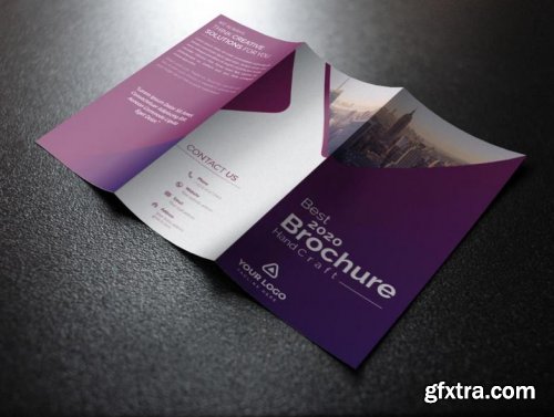 Business tri fold brochure template