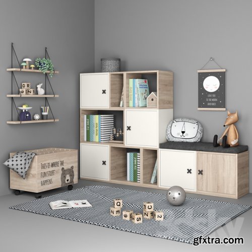 Set of furniture and decor for a children\'s room 6