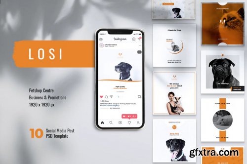 LOSI Pet Shop Business Instagram & Facebook Post