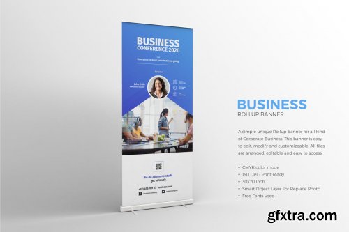 Conference Roll-up Banner