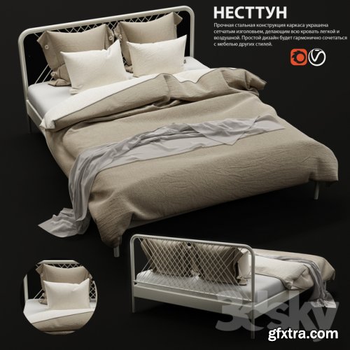 IKEA NESTTUN bed 3d model