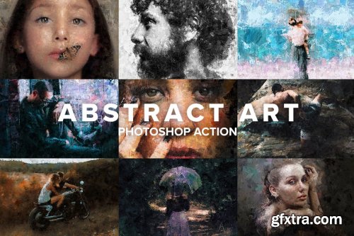 CreativeMarket - Abstract Art Photoshop Action 4403730