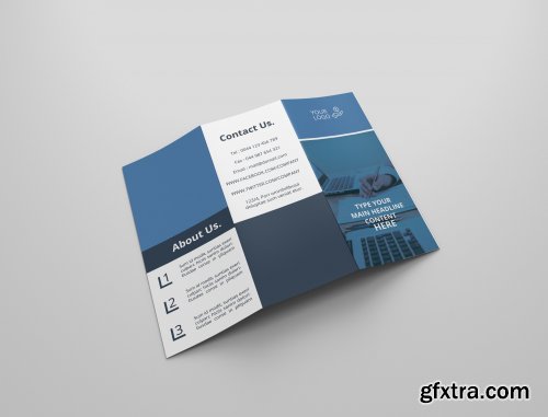 CreativeMarket - Finance Tri-fold Brochures 4170440