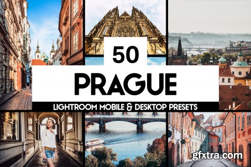 CreativeMarket - 50 Prague Lightroom Presets and LUTs 4417553