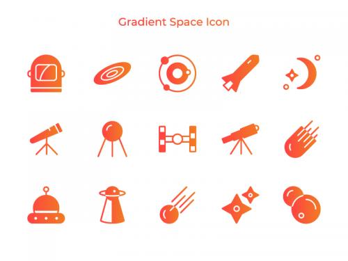 Gradient Solid Icon