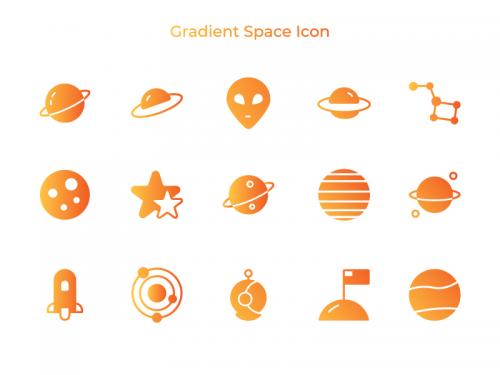 Gradient Space Icon