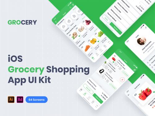 Grocery Shopping App (Full UI Kit)