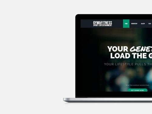 Gym WordPress Theme - Responsive Fit Site Builder