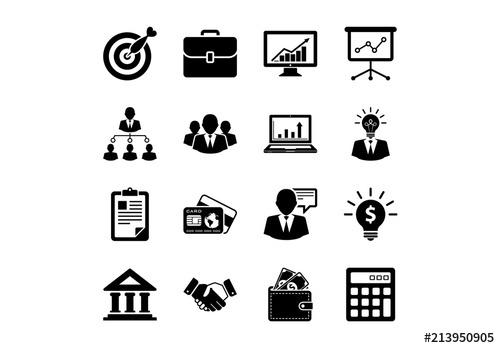 Business and Finance Icons - 213950905