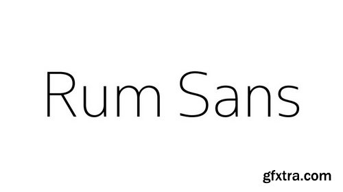 Rum Sans Font Family
