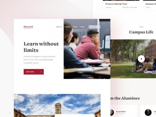 Harvard University Website Redesign