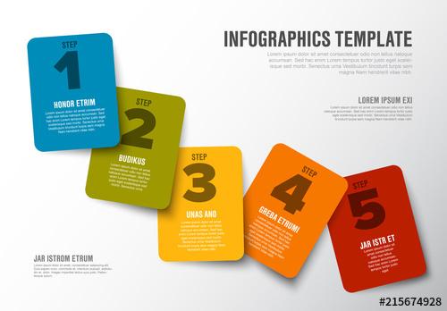 Colorful Rectangles Infographic Layout - 215674928