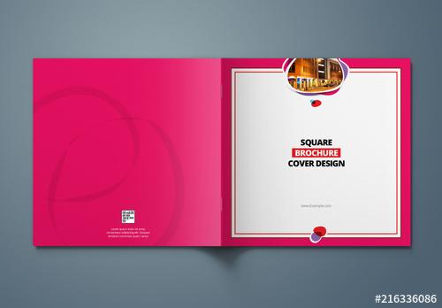 Pink Square Cover Layout - 216336086