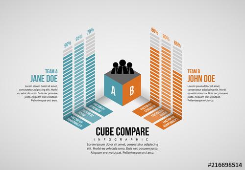 Cube Infographic Layout - 216698514