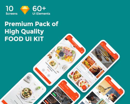 High Quality Food UI Kit