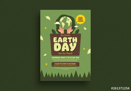 Earth Day Event Flyer - 261371254