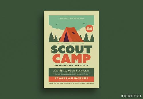 Scout Camp Flyer Layout - 262803581