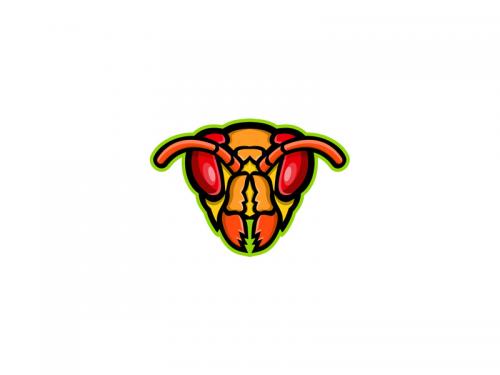 Hornet Head Mascot