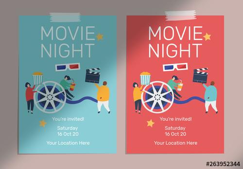 Movie Night Flyer - 263952344