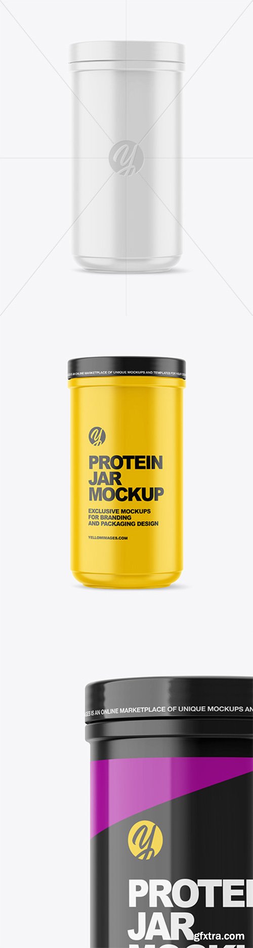 Matte Protein Jar Mockup 51935