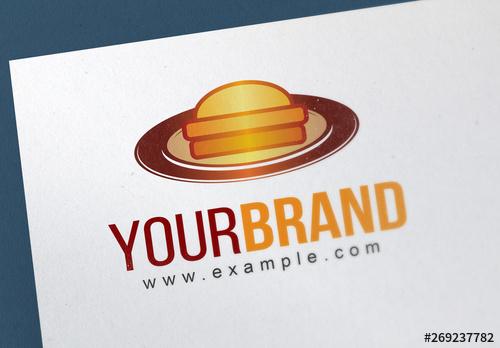 Logo Layout with Food Plate - 269237782