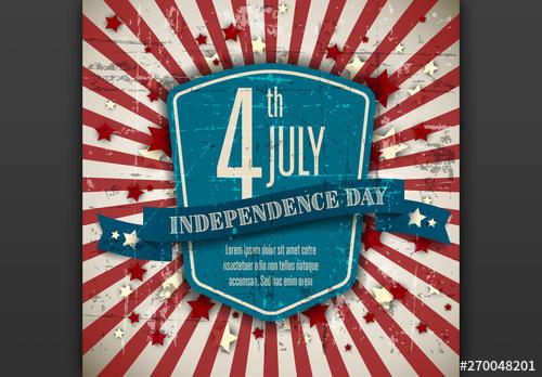 Independence Day Digital Flyer Layout - 270048201